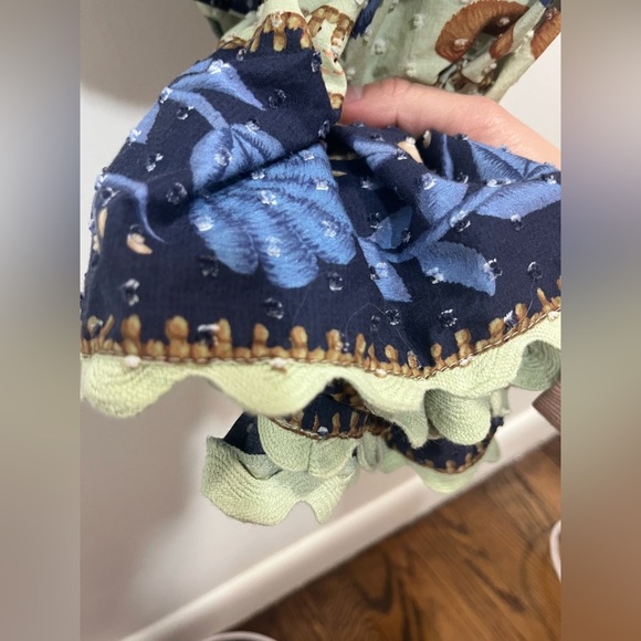 FARM Rio Ocean Tapestry Green Maxi Dress - Picture 11 of 13